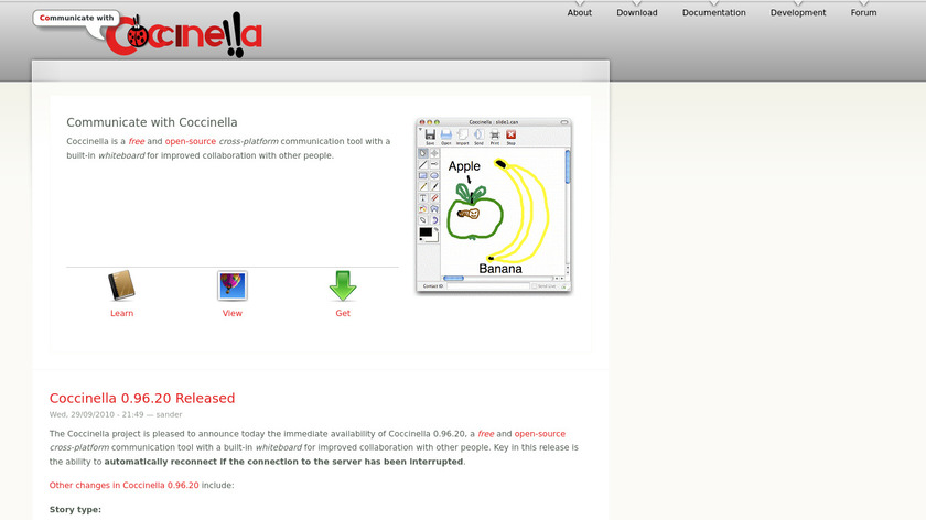 Coccinella Landing Page