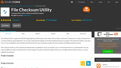 File Checksum Utility image