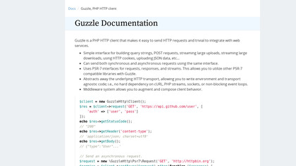 Guzzle screenshot