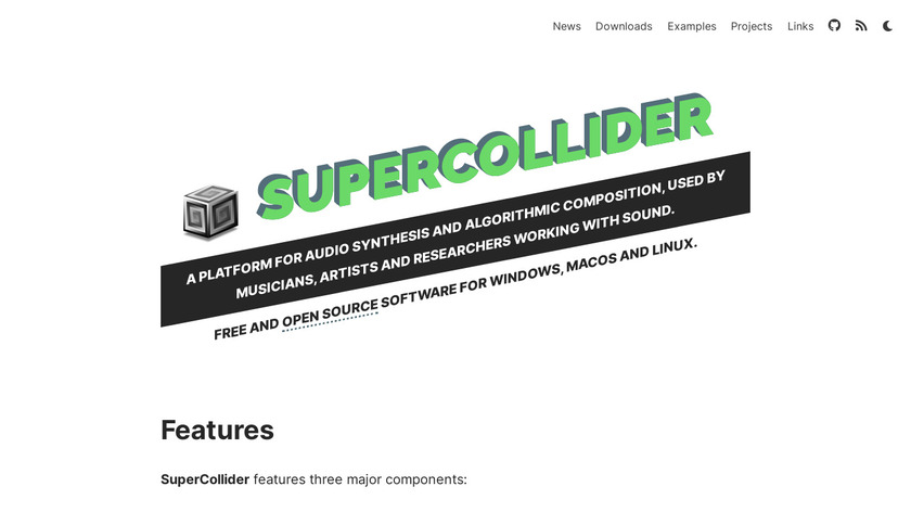 SuperCollider Landing Page