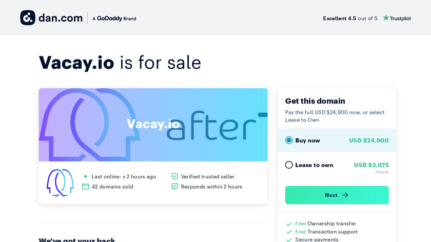 Vacay Landing Page