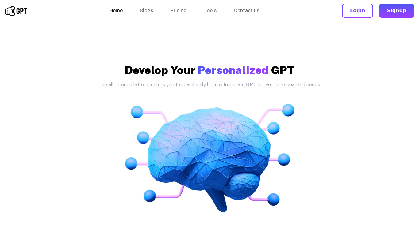 YourGPT Landing page