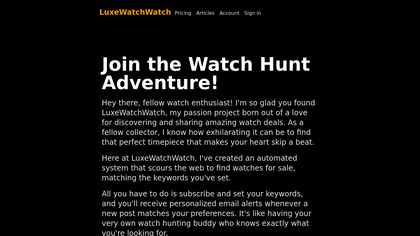 LuxeWatchWatch image