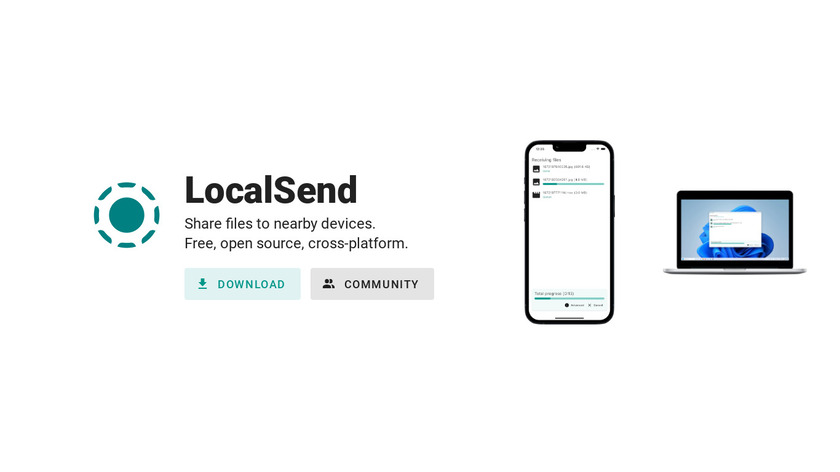 LocalSend Landing Page