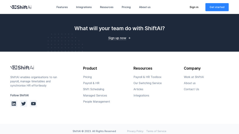 ShiftAI.co Landing Page