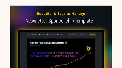 Newsletter Sponsorship Template image