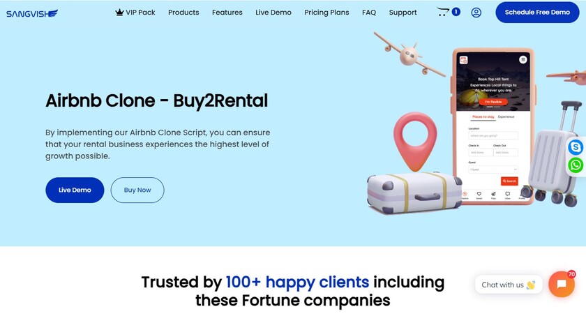 Buy2Rental - Airbnb Clone Landing Page
