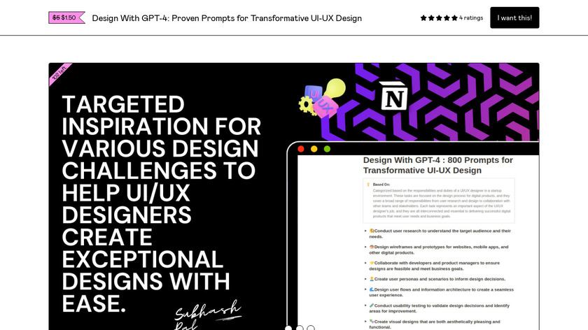 Design With GPT-4 Landing Page