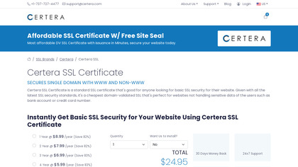 Certera SSL Certificate image