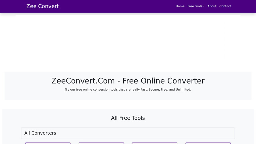 ZeeConvert Landing Page