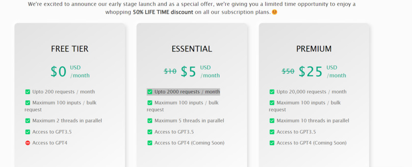 BulkGPT Landing Page