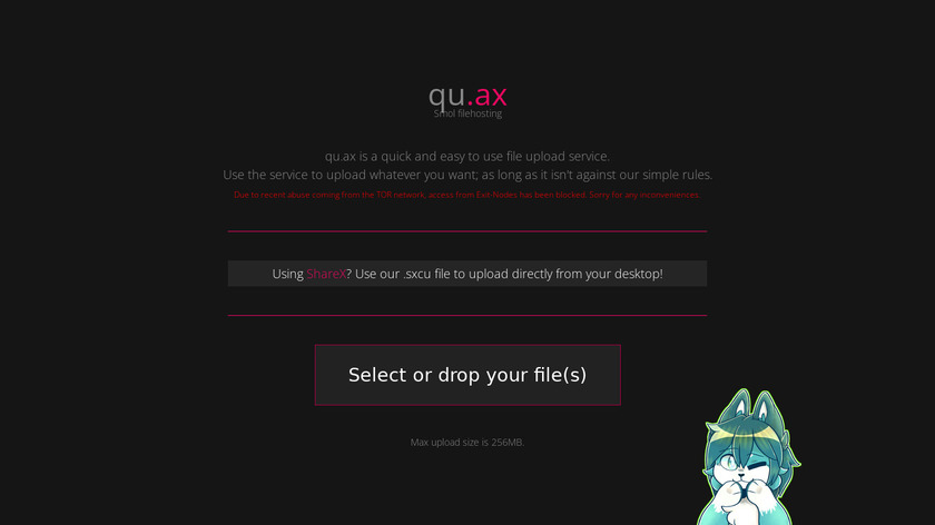 Qu.ax Landing Page