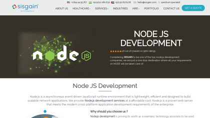 Node JS Development Company image