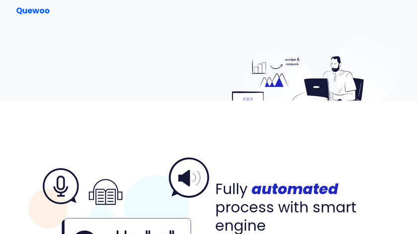 Quewoo Landing Page