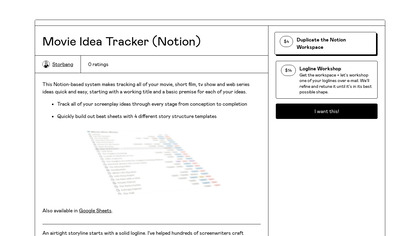 Movie Idea Tracker image