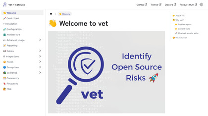 SafeDep vet image