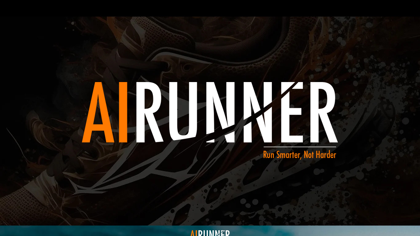 AiRunner Landing page