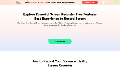 iTop Screen Recorder screenshot