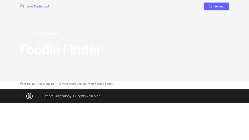 Foodie Finder Landing Page