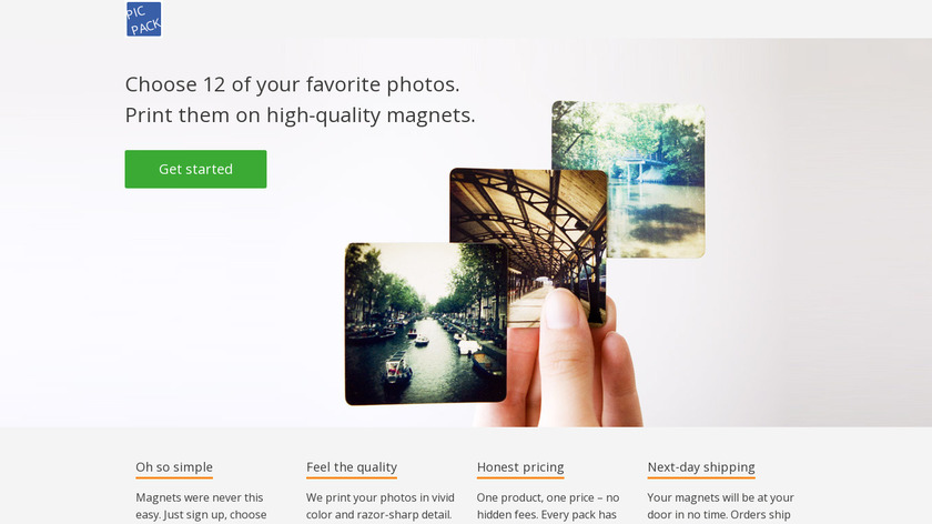 Picpack Landing Page