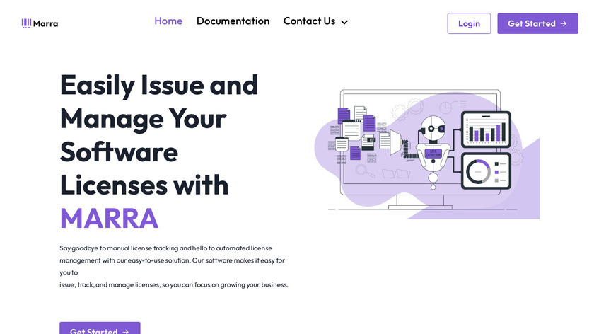 Marra Software Landing Page