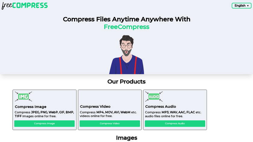 FreeCompress Landing Page