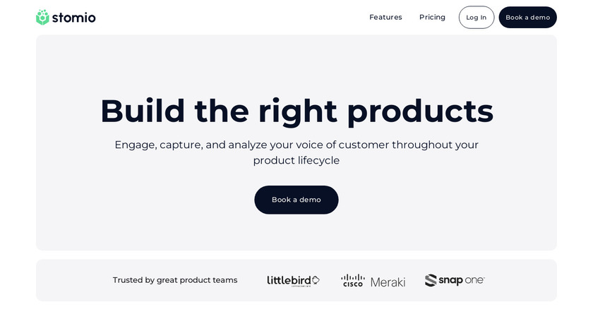 Stomio Landing Page