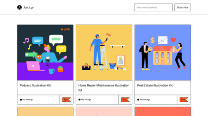 Artitor screenshot