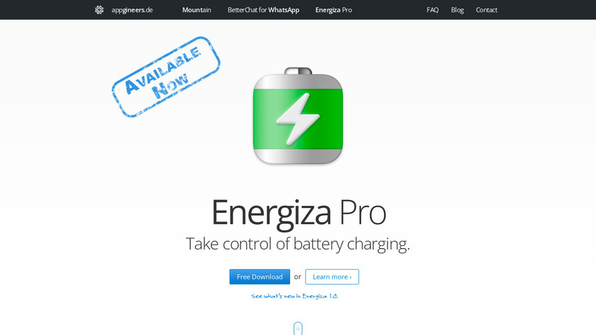 Energiza Pro Landing Page
