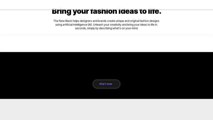 The New Black Landing Page