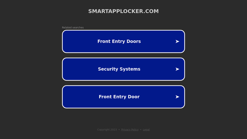 Smart App Locker Landing Page