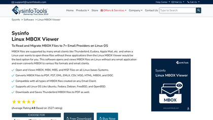 Sysinfo Linux MBOX Viewer image