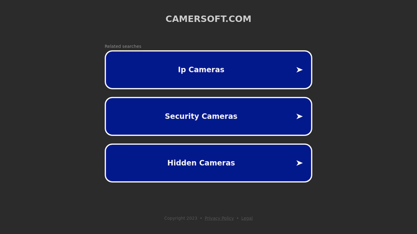 Camersoft Webcam Capture Landing Page