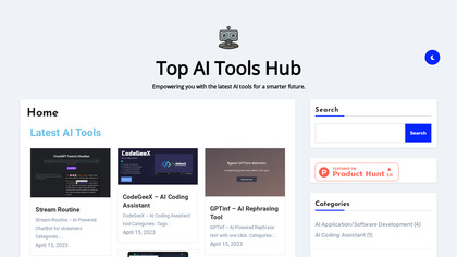 Top AI Tools Hub screenshot