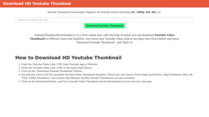 Download HD Youtube Thumbnails image