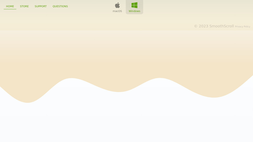 SmoothScroll Landing Page