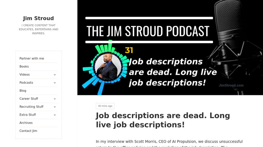 The Recruiting Life Newsletter Landing Page