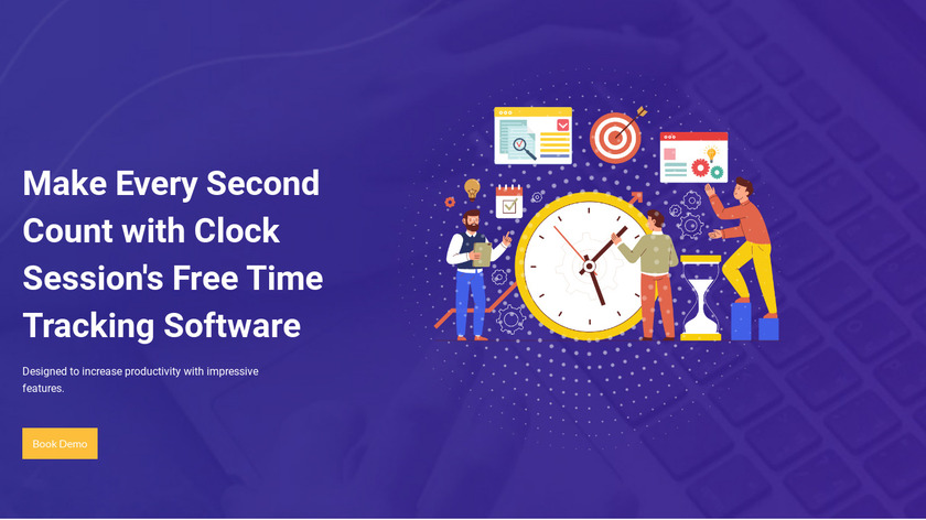 Clock Session Landing Page