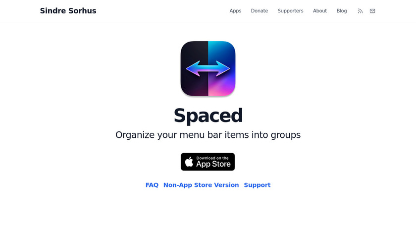 Spaced Landing Page