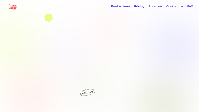 Greek.Social Landing Page