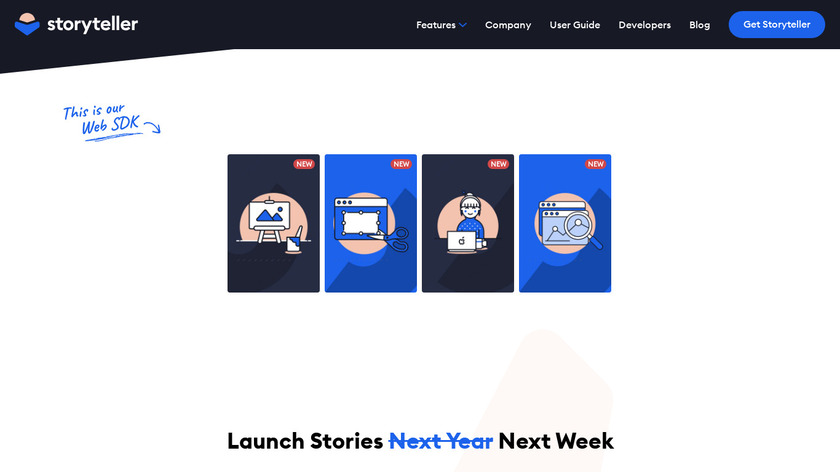 Storyteller Landing Page