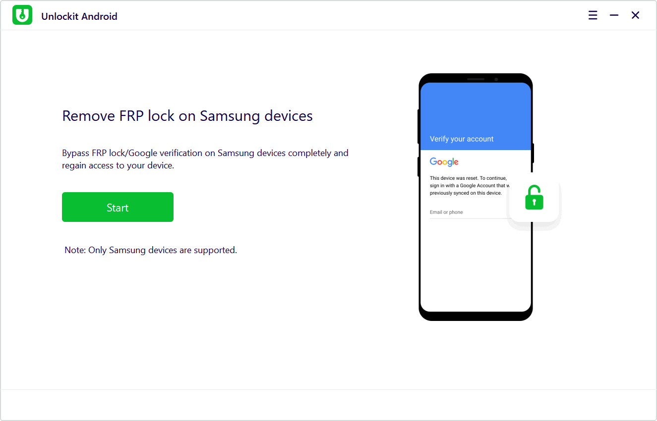 Foneazy Unlockit Android Screen Unlocker Landing page