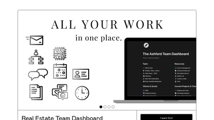 Real Estate Team Dashboard image