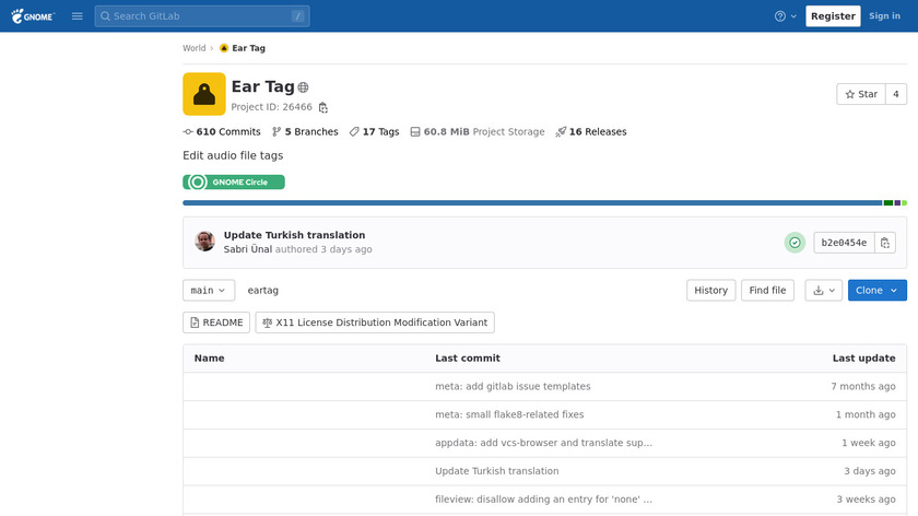 Ear Tag Landing Page