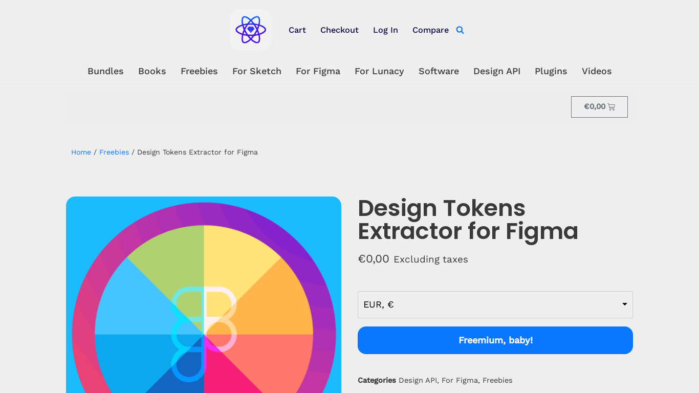 Design Tokens Extractor for Figma Landing page