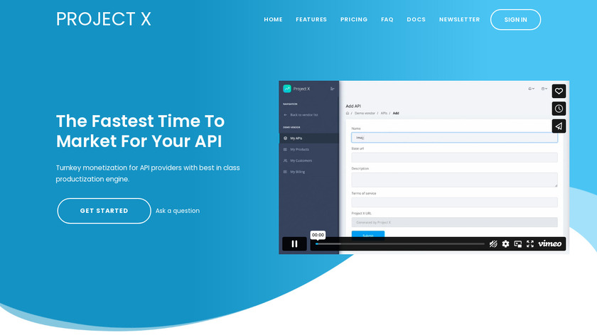 ProjectX.biz Landing Page