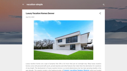 Luxury Vacation Homes Denver image