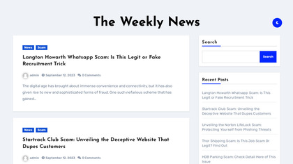 The Weekly News image