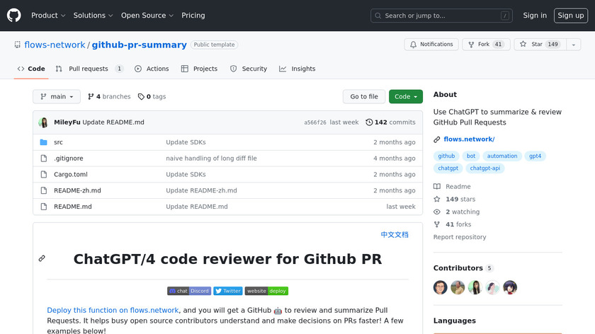 GPT Nitro for Github PR Landing Page
