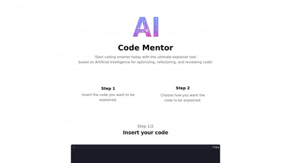 AI Code Mentor screenshot